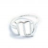Anillo virgo plata