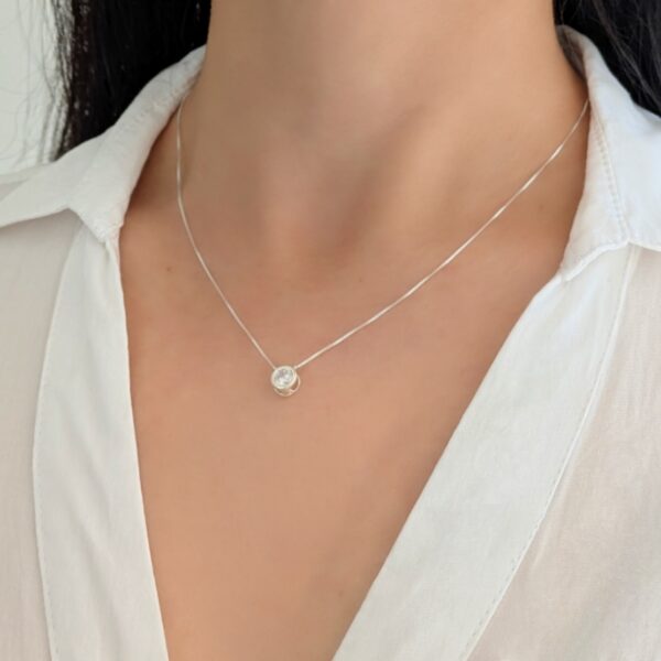 COS-1 collar susano 6mm plata 925 veneciana