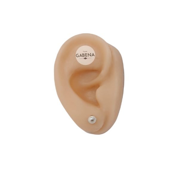 aro abridor bolita 5mm plata oreja