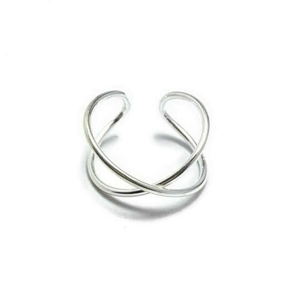 Anillo Midi Cruzado Falange