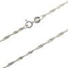 ca-39 cadena singapur 2mm 50cm plata 925