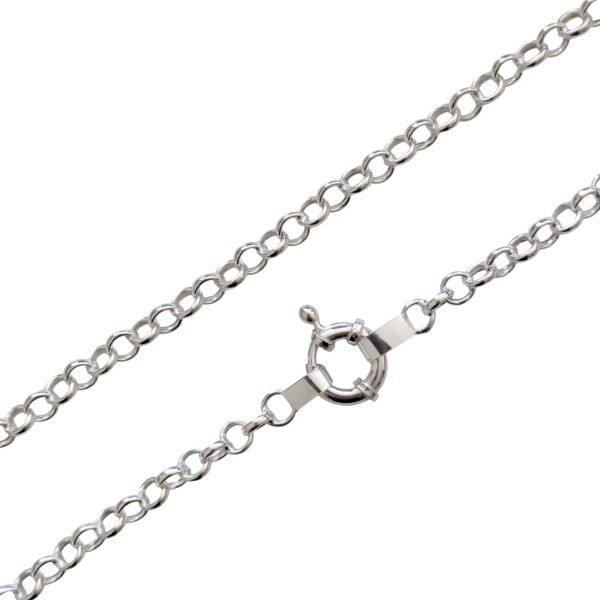 CA-47 cadena rolo cierre marinero 4mm plata