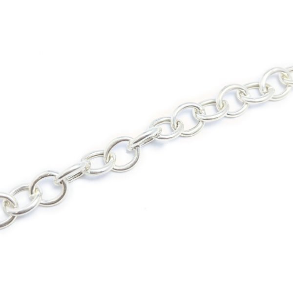 Pulsera Rolo oval 9mm