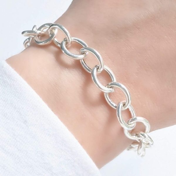 pulsera rolo oval 9mm