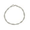 Pulsera Doble Cadena Trenzada Plata 925