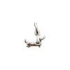 dije perro salchicha 9mm plata