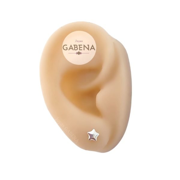 Aros Abridores Estrellita M2 Plata 925 Plateado (3)