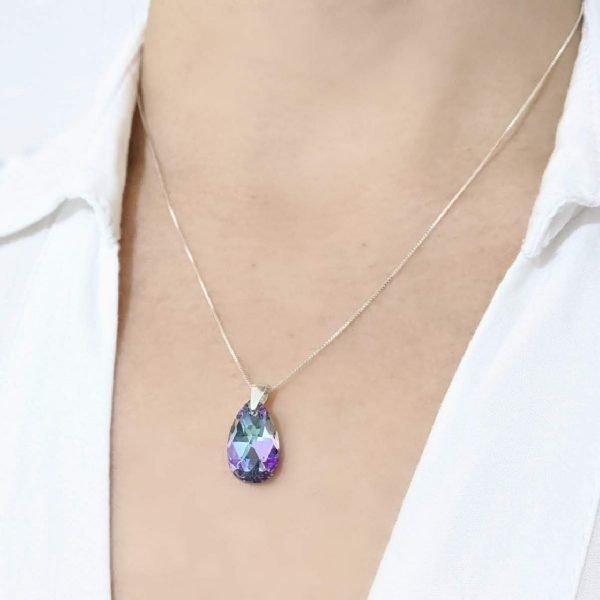 Collar Cristal Swarovski gota 16mm