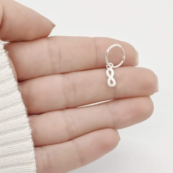 Aro Argolla Infinito Solitario Plata 925