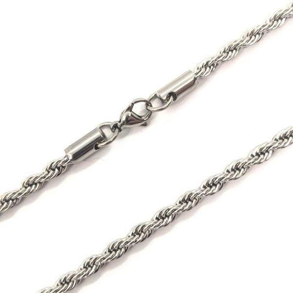 Cadena soga unisex acero