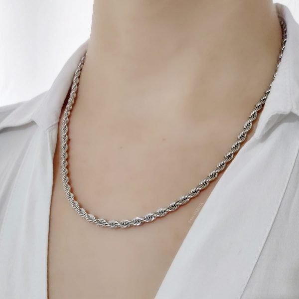 Cadena soga unisex acero