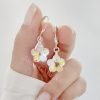 Aros con cristal swarovski flor 14mm