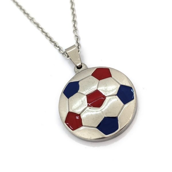 Collar Pelota Futbol San Lorenzo Acero Quirúrgico