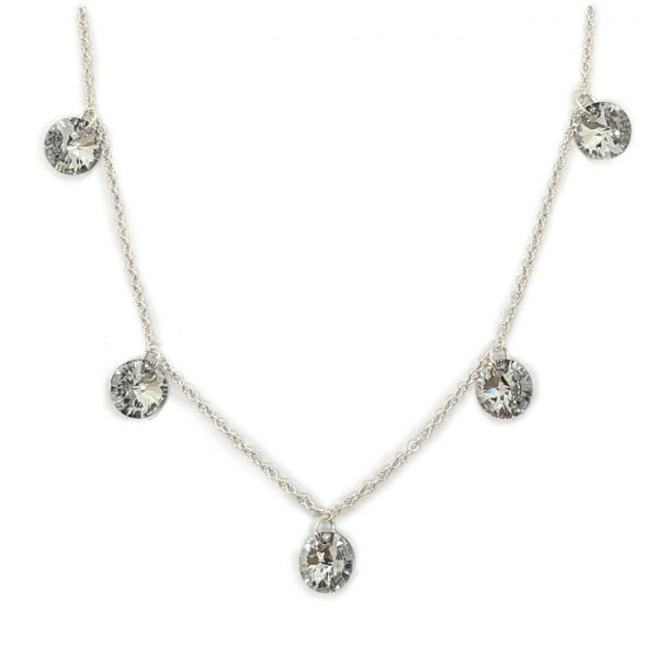 collar rivoli swarovski comet argent plata 925