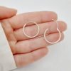 aros argolla 20mm plata 925