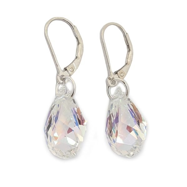 aros cristal swarovski helix plata 925