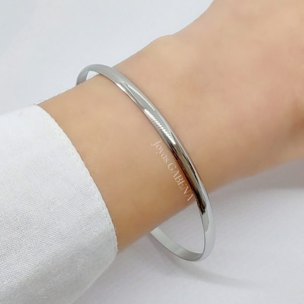 Pulsera Esclava 4Mm Acero Quirúrgico