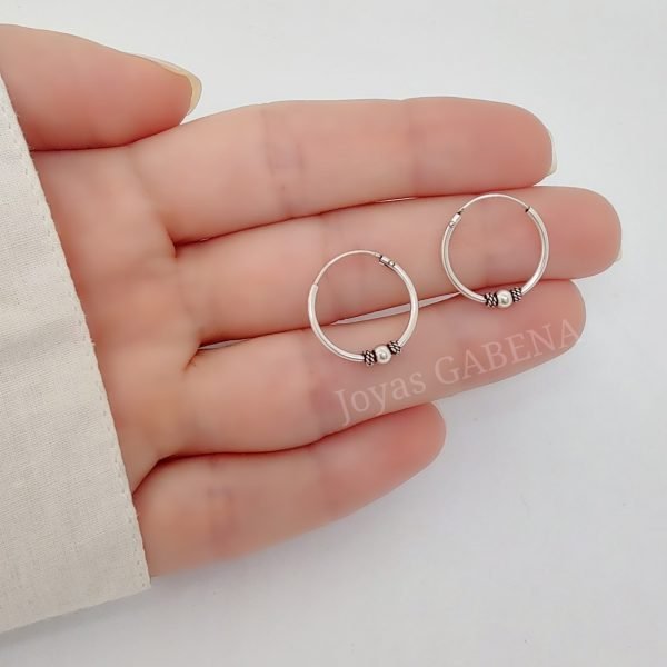 Aros Argollas Bali 17mm