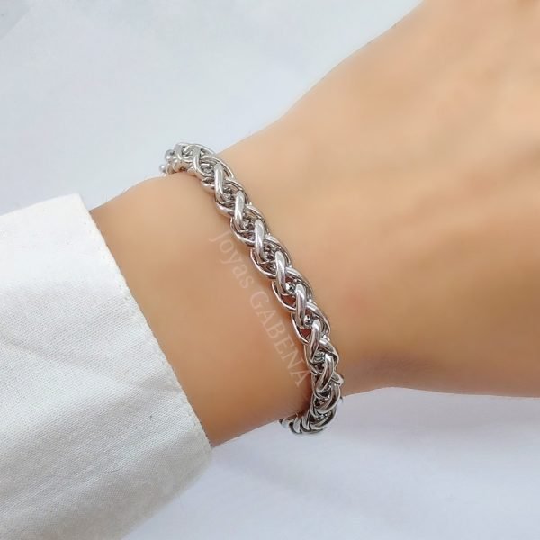 Pulsera Espiga Regulable Acero Quirúrgico