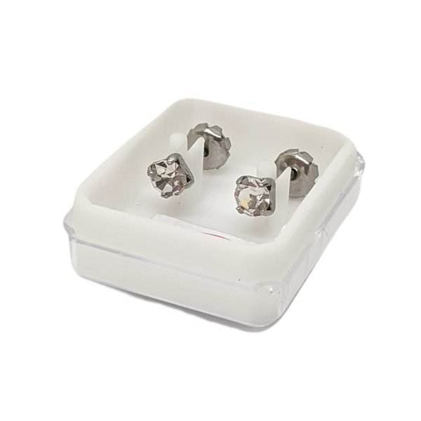 aros abridores strass 3.5mm acero quirúrgico