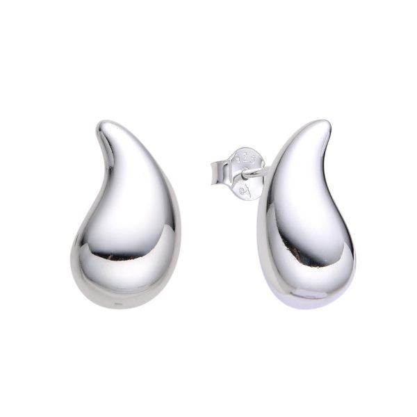 Aros Gotas Hailey Plata 925