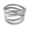 PAC-32 Pulsera Brazalete Lineas Onduladas Acero Quirúrgico